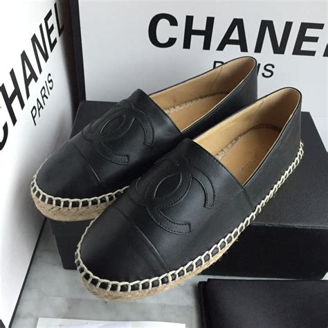 chanel espadrilles shoes replica|authentic chanel espadrilles for sale.